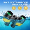 Hooway 7x50 Waterproof Fogproof Military Marine Binoculars w/Internal Rangefinder &