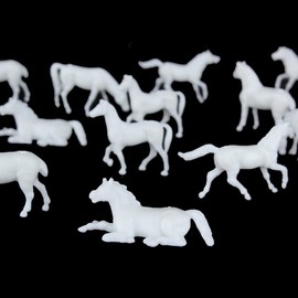Gutshof miniaturen H0 Horse Model Building Animals Scale 1:87 Farm Figures Accessories HO Pack of 20
