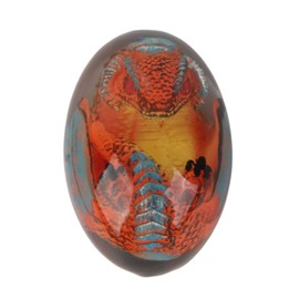 Lava Dinosaur Egg Crystal Lava Dragon Egg Resin Sculpture Souvenir Gift for Kids