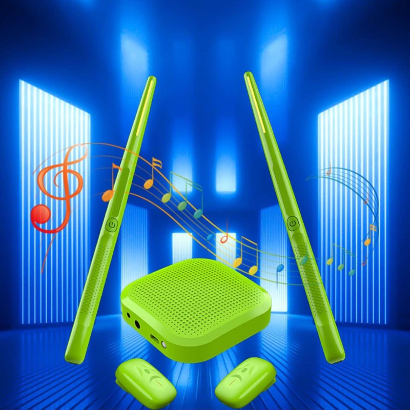Virtual Drum Kit Portable Virtual Reality Drum Set with Sticks