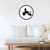 Extra Large 460mm 'Anime Witch Silhouette' Permanent Sticker Decal for