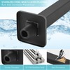 Nuodan Shower Arm with Flange, 16 Inches Wall Mount Square