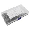 ANCLLO 300 Pcs Stainless Steel Star Tooth Lock Washers Assortment,
