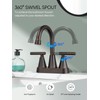 Cobbe Bathroom Vanity Faucets, 4-Inch Oil Rubbed Bronze Bathroom Sink