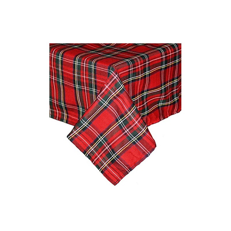 texpot Tablecloth 130 x 170 cm Tartan Red Tartan Checked