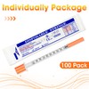 1cc Syringe 32G 1/4" 6mm, U-100 1ml Lab Syringes, Pack