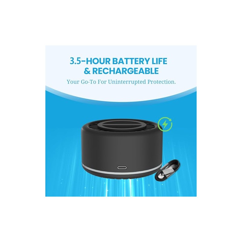 Virine Mosquito Repeller 2 Pack, Portable Mosquito Repellent Devices with