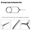 Fly Fishing Tying Tool Kit Including with Bobbin Finisher Scissors