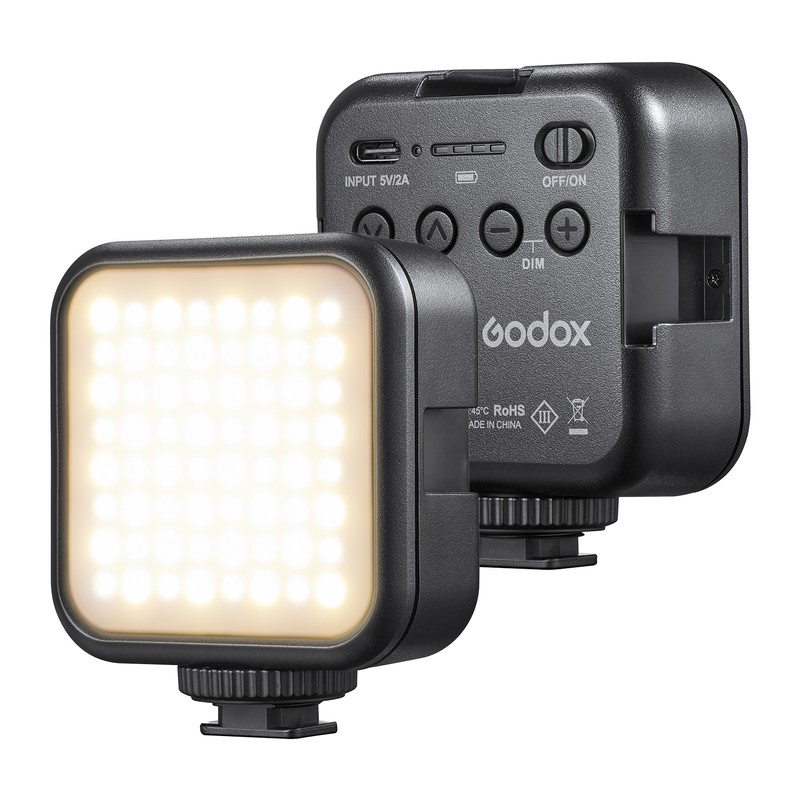 Godox LITEMONS LED6Bi Bi-color Temperature LED Video Light Rechargeable Mini
