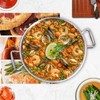 LOLYKITCH 13 Inch Tri-ply Stainless Steel Paella Pan with Lid,Griddle,Large