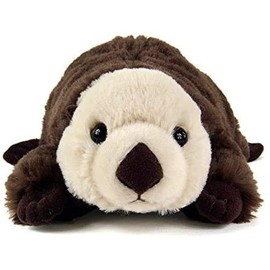 カロラータ ラッコ ぬいぐるみ (ねそべりシリーズ/やさしい手触り) リアル 動物 おもちゃ お人形 ギフト プレゼント 誕生日 (検針2度済み) / クリスマス クリスマスプレゼント