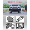 5T Hydraulic Car Ramps - 4-Position Adjustable Height (11.61” to