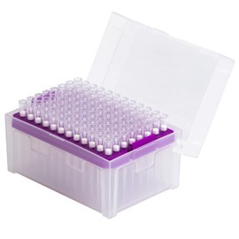 200UL Pipette Tips with Filter Universal, Sterilized, Transparent Color, 96 pcs/Box (T200-RSF-96)