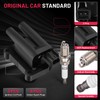 BDFHYK 3 Ignition Coil Pack UF196 and 6 Iridium Spark