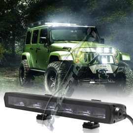 Pefetown 13'' Inch LED Light Bar Spot Offroad Boat SUV UTE 4X4 4WD Truck Driving Lamp 12V