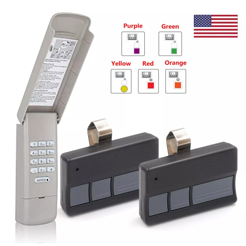 Unbranded New Visor Remote 373LM + Keypad 877LM Opener for