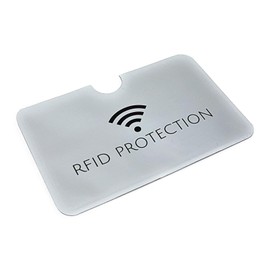 RFID Blocking Contactless Card Protector Sleeve [Horizontal, Pack of 1]