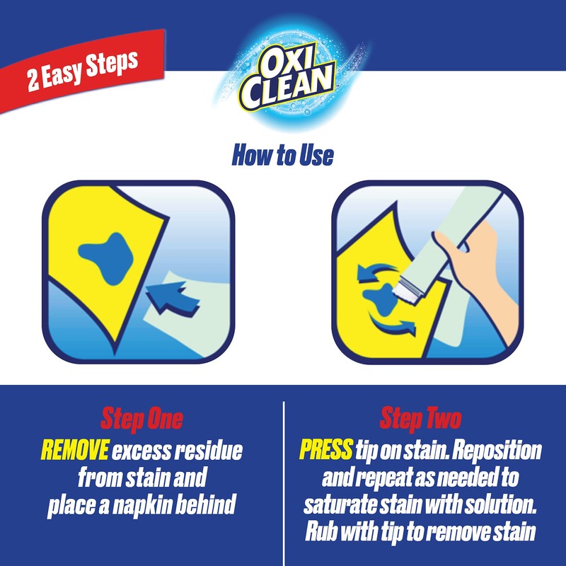 OxiClean On The Go Stain Remover Pen for Clothes, Portable
