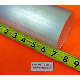 4-1/2" Aluminum 6061 Round Rod 7" Long T6511 4.5" Diameter Solid Lathe Bar Stock