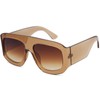 Haqptul Oversized Trendy Square Aviator Sunglasses for Women Men Big