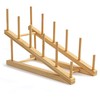HBlife HBlife Bamboo Wooden Dish Drying Rack for Kitchen Counter,
