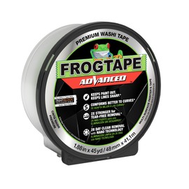 FrogTape Advanced Painters Tape, 2 Inch Wide (1.88-Inch x 45-Yard) Multi-Surface Tape with PAINTBLOCK, Conforms Around Curves & Contours, Tear-Free Removability, 1 Roll, Green