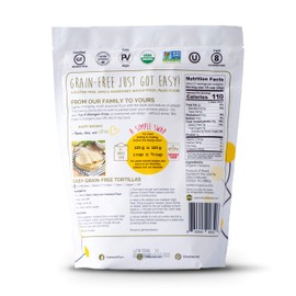 Otto's Naturals Organic Cassava Flour (1.5 Lb. Bag) Grain-Free, Gluten-Free Baking Flour - Made From 100 % Organic Yuca Root - Certified Paleo & Non-GMO Verified All-Purpose Wheat Flour Substitute