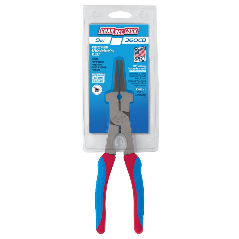 Channellock Welding Pliers, 9 In., Blue (360CB)