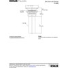 KOHLER Brass sink strainer for 2" outlets