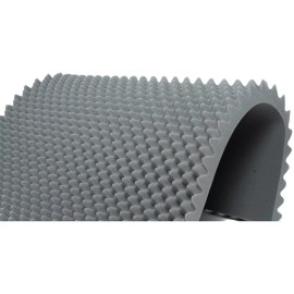 Avilto Colchon Cascaron De Huevo Anti Llagas Individual Gris Cómodo