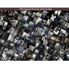 Photo Collage Kit Gloomy for Wall, 100 Pictures Black and