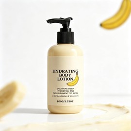 Banana Hydrating Body Lotion with Shea Butter & Vitamin E, 100g