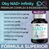 Oby Nad+ Resveratrol Potenciado 8 Ingredientes: Nr Nicotinamida Ribosa, Resveratrol,