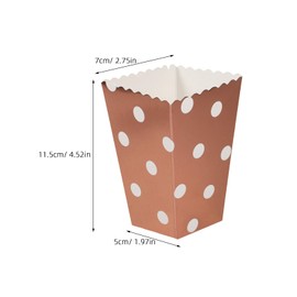 Zerodeko 36 Piezas De Cajas De Palomitas De Papel De Palomitas De Maíz Cartones De Pollo Recipiente De Papel Para Alimentos Caja De Cartón Palomitas De Maiz