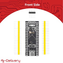 AZDelivery STM32F401 Development Board V 3.0 STM32F401CCU6 STM32F4 Development Board 84Mhz 64KB SRAM 256KB Flash