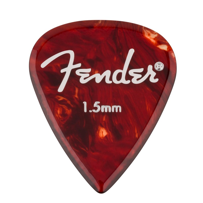 Fender/Aero Acrylic Picks 6-count 1.5mm Medium Fender [Set of 6]