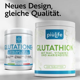 Glutathione 240 Tablets PiùLife
