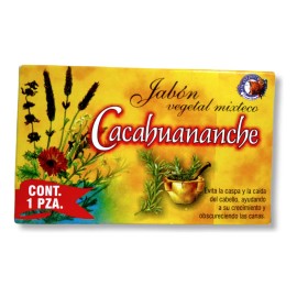 Jabón Barra Ocotzotl Cacahuananche Anticaspa Anticaída 100g