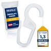 NEUFELD® 120 clip-on hooks with 10 mm eyelet, curtain hooks