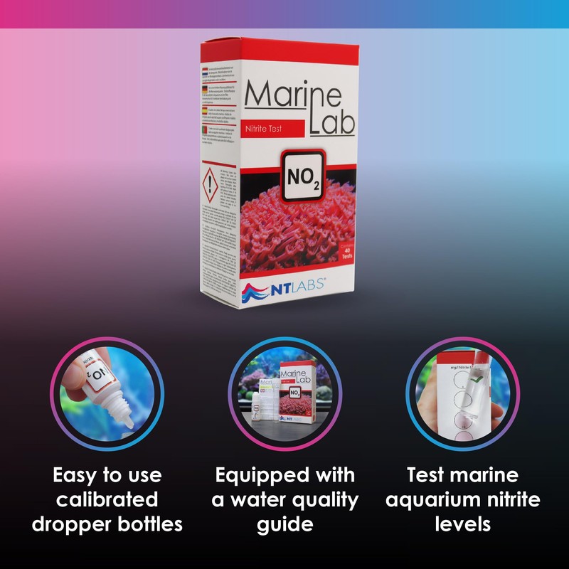 NT Labs Marine Lab Nitrite Test Kit, Marine Aquarium Water