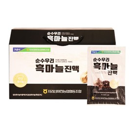농협 순수우리 발효 흑마늘진액 흑마늘즙 30포 Nonghyup Pure Our Fermented Black Garlic Extract 30 Sachets