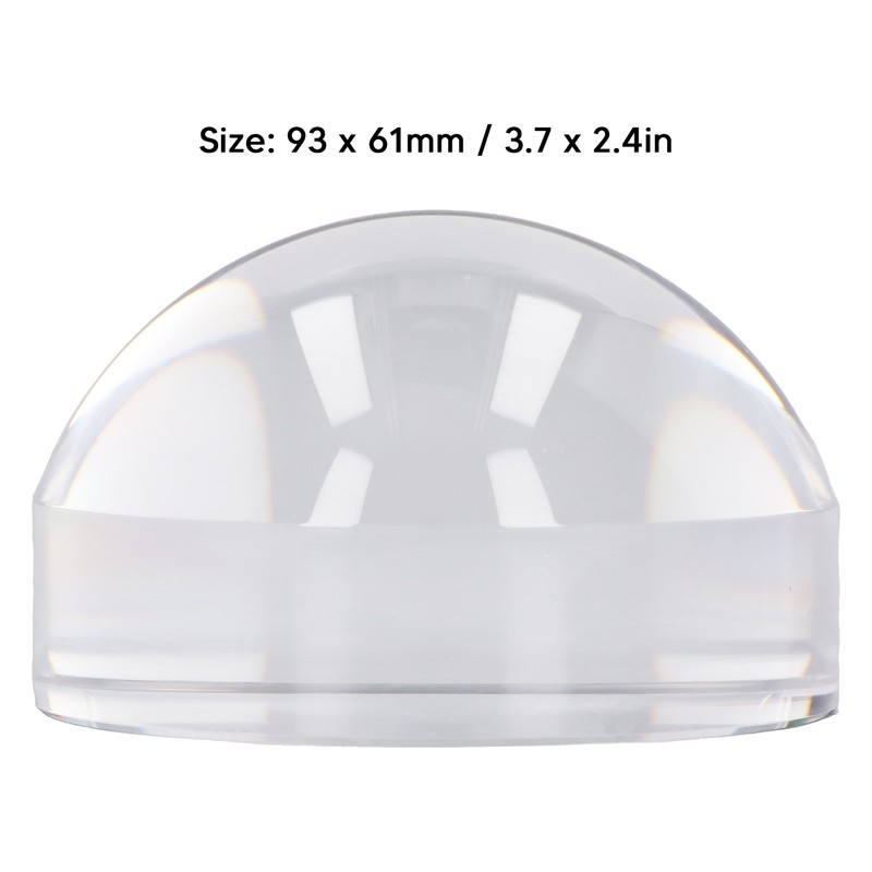 4X Magnifying Glass Full Optical Acrylic High Definition Dome Magnifier
