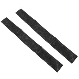 Unlorspy 2Pcs Bling Car Door Protectors, 17.7 x 1.96 inch Bling Anti-Collision Car Door Edge Entry Guard,Universal Adhesive Threshold Plate Sticker for Most Cars & SUV (Black)