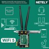 NETELY Dual Band Wireless-AC 1200Mbps PCIE WiFi Adapter with Bluetooth