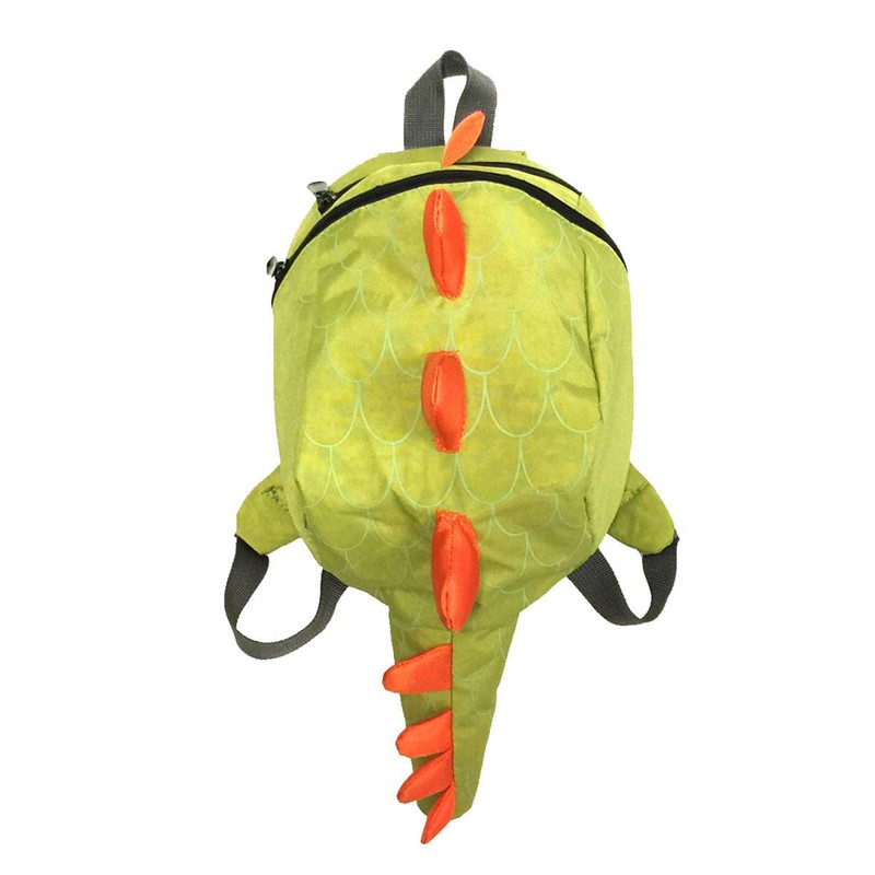 Wrapables Children’s Dinosaur Backpack Schoolbag, Light Green