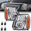 KUIPERAUTO Pair Headlights Assembly Front Lamp Compatible with 2007-2014 GMC