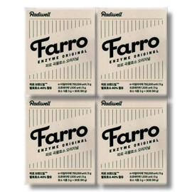 Radiwell Farro Enzyme Grain Enzyme Original 3g 30 sachets (4) (32594422) / 래디웰 파로 효소 곡물 효소 오리지널 3g 30포 4개 (32594422)