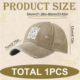 I Fix Stuff, I Know Things - for Men That's What I Do Cool Stuff Hat for Men Funny, Father Gift, Unique and Stylish Cotton Cap