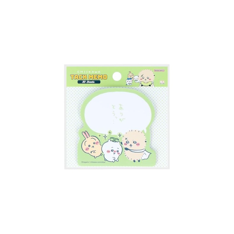 Sunstar Stationery S2848031 Chiikawa Goods, Sticky Notes, Illustration, Thank You
