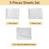 Air Mattress Sheet Set Twin Size,3 Piece Deep Pocket Bed
